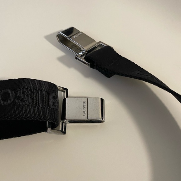 LACOSTE Large Crossbody Roll Bag, WHITE - Picture 4 of 5